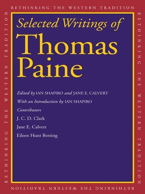 cover image of Selected Writings of Thomas Paine